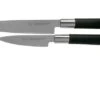 Kai Wasabi Black Two-piece Knife Set, Paring Knife And Utility Knife -Kai KA67 W20 01 kai wasabi