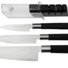Kai Wasabi Black 67-W23, 3-piece Knife Set With Sharpener -Kai KA67 W23 01 kai