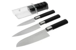 Kai Wasabi Black 67-W23, 3-piece Knife Set With Sharpener -Kai KA67 W23 02 kai