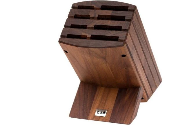 Kai Shun Knife Block, Walnut Wood, DM-0810 3 Kai Shun Knife Block, Walnut Wood, DM-0810