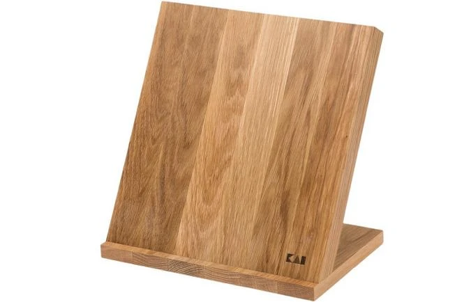 KAI Magnetic Knife Block, Oak Wood 3 KAI Magnetic Knife Block, Oak Wood