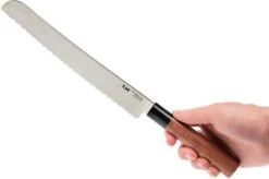 Kai Seki Magoroku Redwood Bread Knife 0225B 22,5 Cm -Kai KAMGR 0225B 07 kai shun seki magoroku redwood kamgr 0225b 07