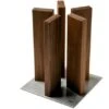 Kai Stonehenge Magnetic Knife Block, Steel/walnut Wood, STH-5