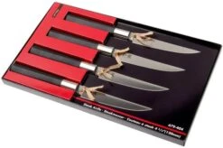 Kai Wasabi Black 4-piece Steak Knife Set 6711S -Kai KAWB67S 404 07 kai wasabi black