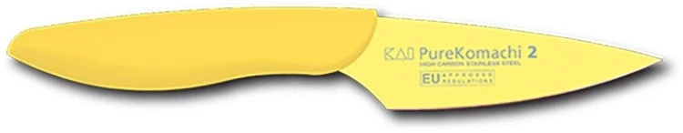 KAI Pure Komachi 3-piece Knife Set + 1 Black Cutting Board 5 KAI Pure Komachi 3-piece Knife Set + 1 Black Cutting Board - Image 3