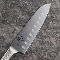 Kai Seki Shoso Santoku Knife Scalloped Blade 16.5cm -Kai kai seki magoroku shoso santoku knife scalloped blade 16cm 2
