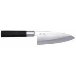 KAI Wasabi Black Deba Knife 15cm